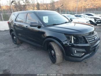  Salvage Ford Police Interceptor Utilit