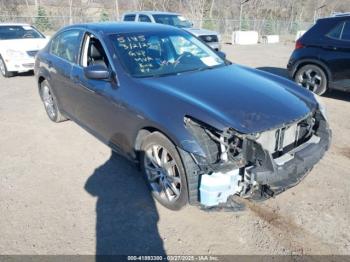  Salvage INFINITI G37x