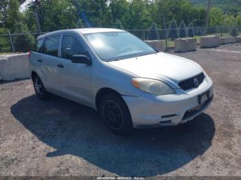  Salvage Toyota Matrix