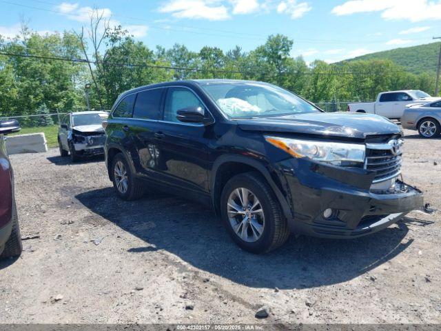  Salvage Toyota Highlander