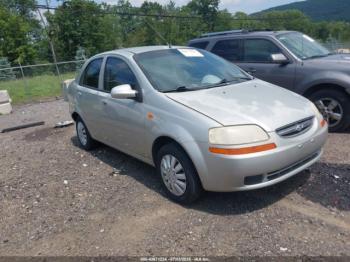  Salvage Chevrolet Aveo