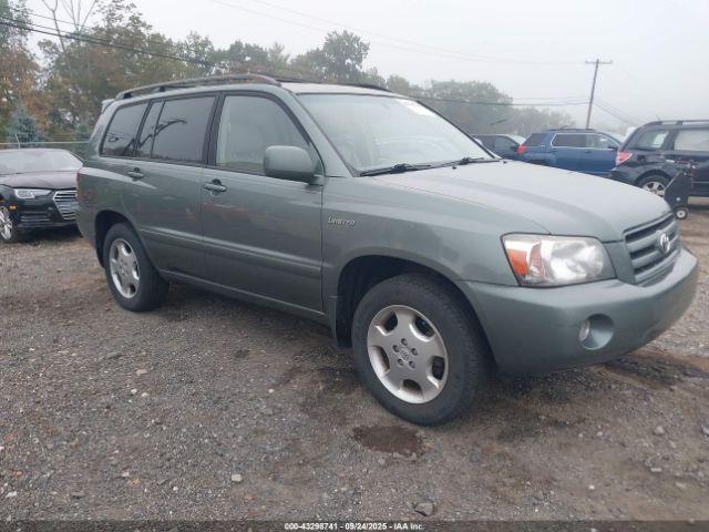  Salvage Toyota Highlander