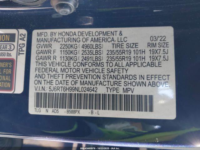 Honda CR-V Hybrid Touring Image 8