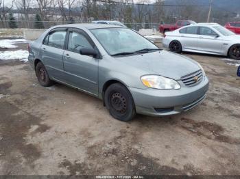  Salvage Toyota Corolla