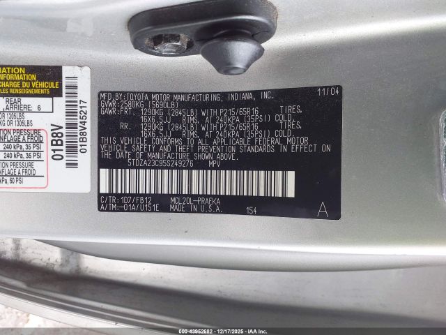 Toyota Sienna Le Image 11