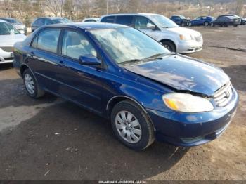  Salvage Toyota Corolla